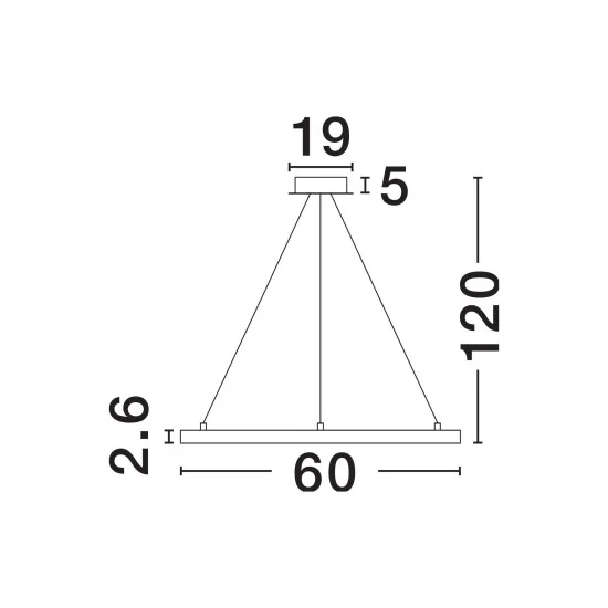 Rippvalgusti Empatia 9172863 - Valgustus Luminance'ilt