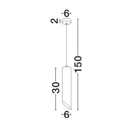 Rippvalgusti Pero 9184376 - Valgustus Luminance'ilt