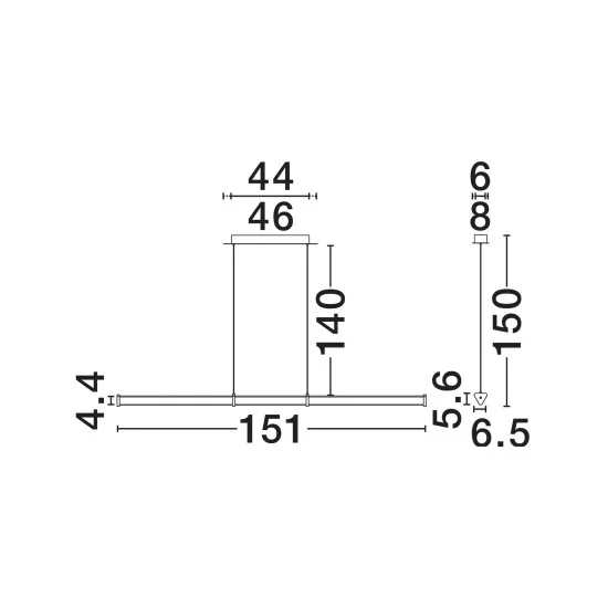 Rippvalgusti Pheme 9214131 - Valgustus Luminance'ilt
