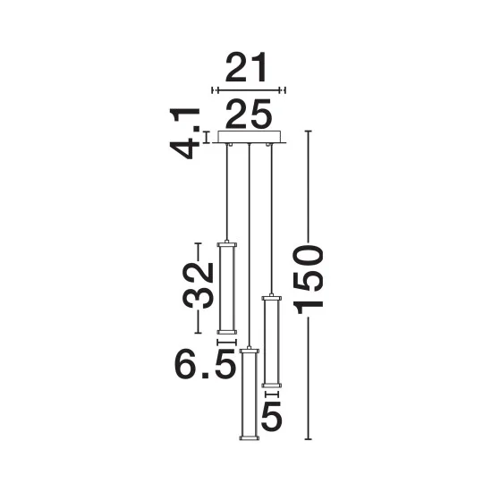 Rippvalgusti Pheme 9214148 - Valgustus Luminance'ilt