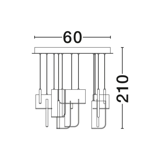 Rippvalgusti Totem 9214219 - Valgustus Luminance'ilt