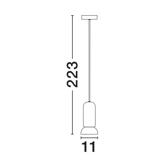 Rippvalgusti Parlo 9236216 - Valgustus Luminance'ilt