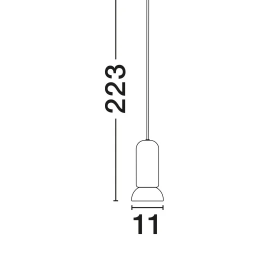 Rippvalgusti Parlo 9236237 - Valgustus Luminance'ilt