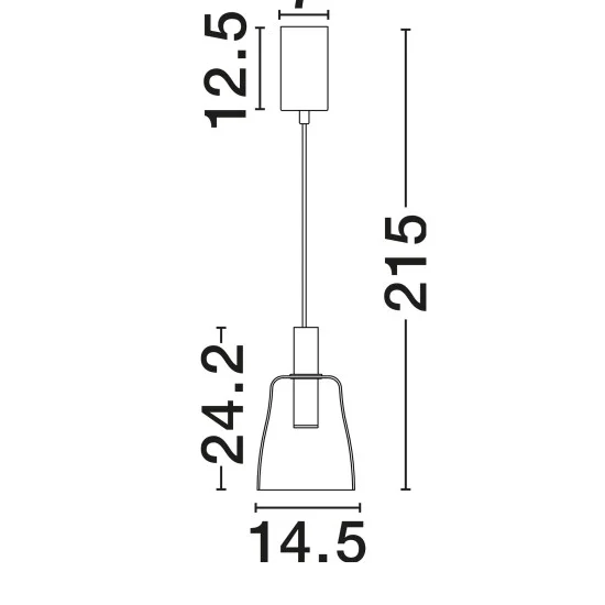 Rippvalgusti Imatia 9236391 - Valgustus Luminance'ilt