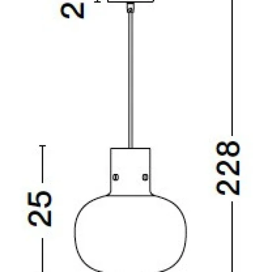 Rippvalgusti Cinzia 9236600 - Valgustus Luminance'ilt