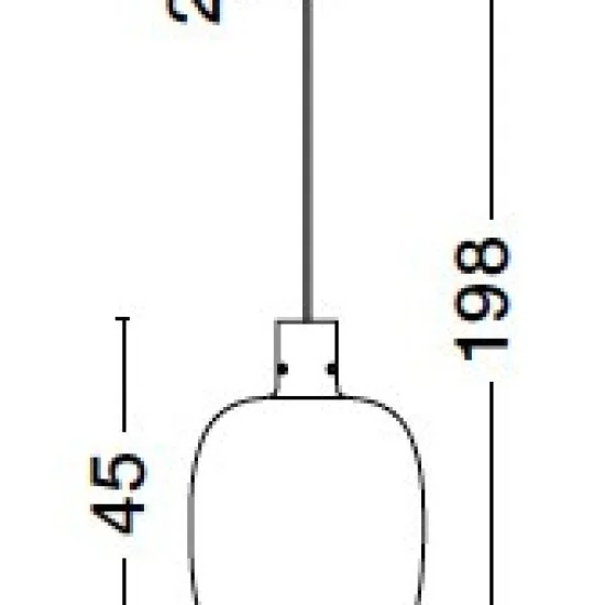 Rippvalgusti Cinzia 9236640 - Valgustus Luminance'ilt