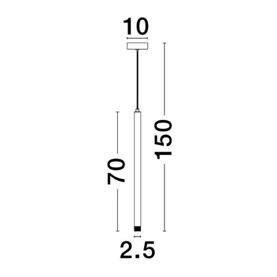 Rippvalgusti Trimle 9287921 - Valgustus Luminance'ilt