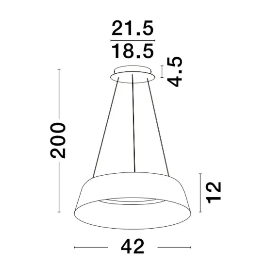 Rippvalgusti Alba 9345656 - Valgustus Luminance'ilt