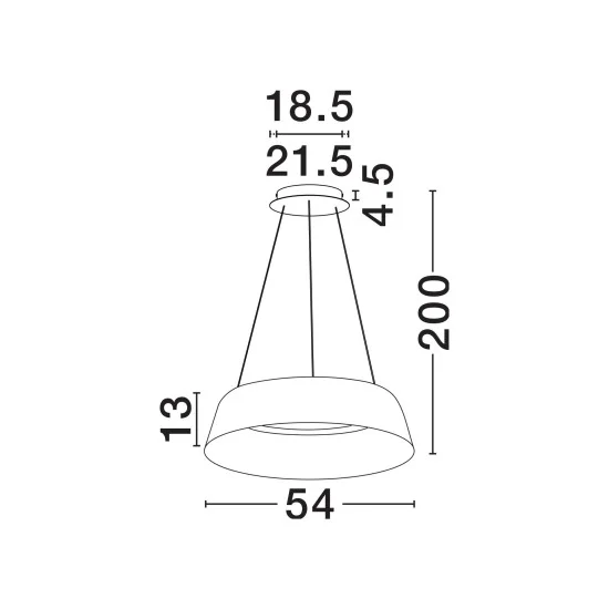 Rippvalgusti Alba 9345658 - Valgustus Luminance'ilt
