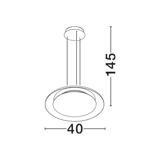 Rippvalgusti Epos 9345708 - Valgustus Luminance'ilt