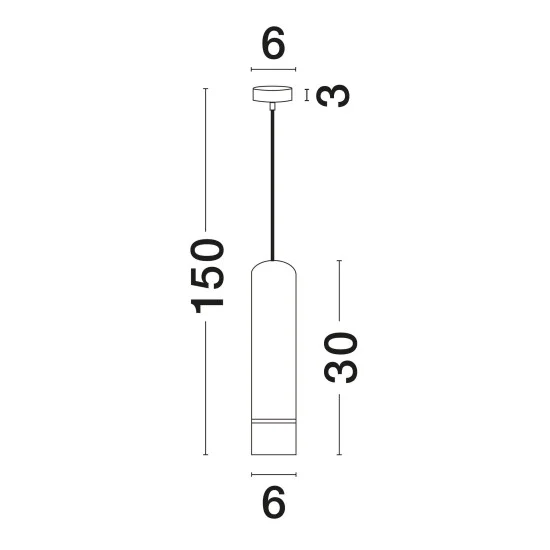 Rippvalgusti Esca 9387004 - Valgustus Luminance'ilt