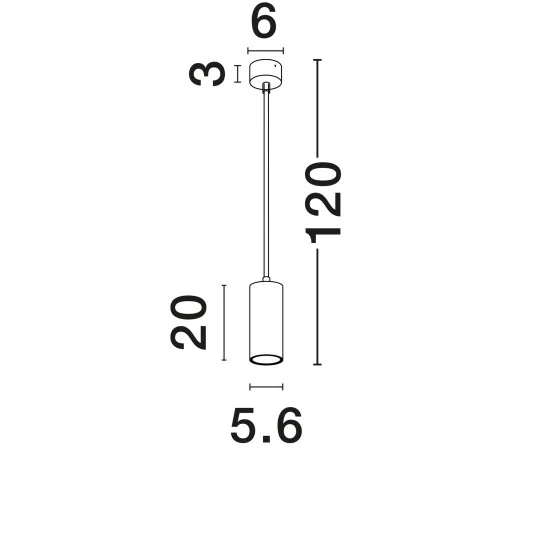 Rippvalgusti Aila 9419422 - Valgustus Luminance'ilt
