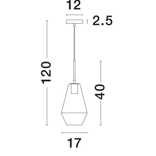 Rippvalgusti Prisma 9426732 - Valgustus Luminance'ilt
