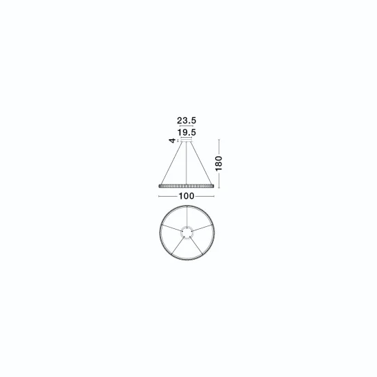 Rippvalgusti Eteken 9501216 - Valgustus Luminance'ilt