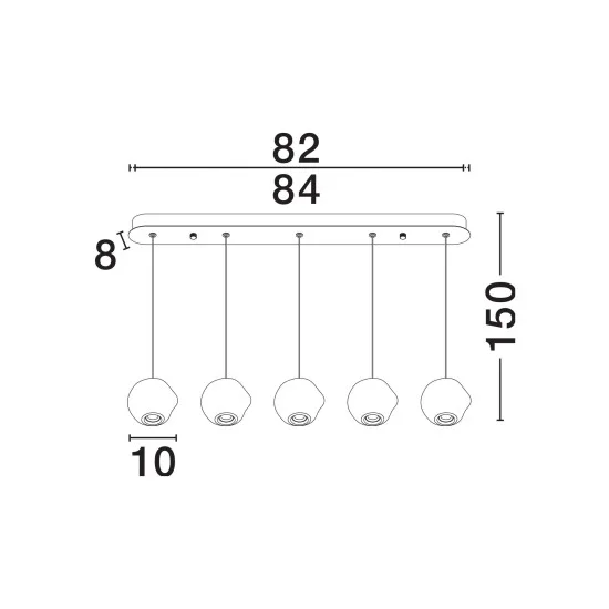 Rippvalgusti Ifos 9511013 - Valgustus Luminance'ilt