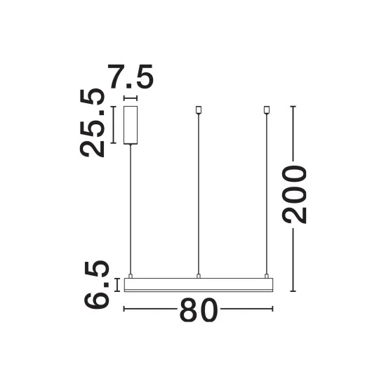 Rippvalgusti Motif 9530207 - Valgustus Luminance'ilt