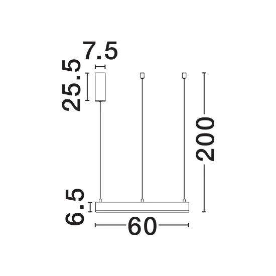 Rippvalgusti Motif 9530209 - Valgustus Luminance'ilt