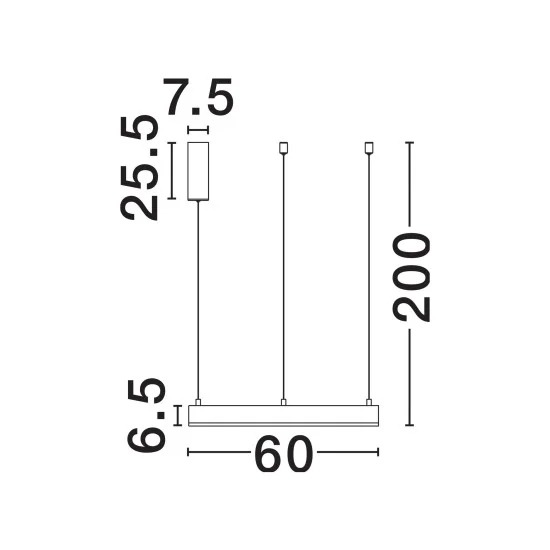 Rippvalgusti Motif 9530212 - Valgustus Luminance'ilt