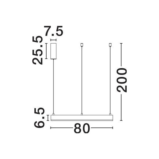 Rippvalgusti Motif 9530213 - Valgustus Luminance'ilt