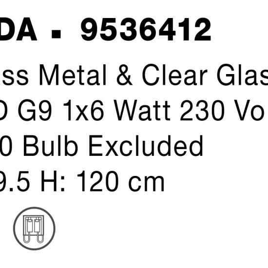Rippvalgusti Veda 9536412 - Valgustus Luminance'ilt