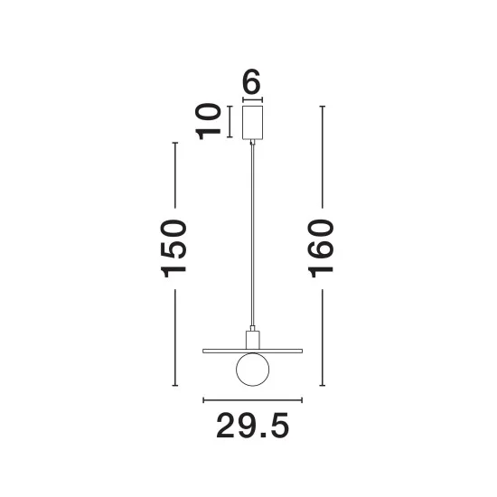 Rippvalgusti Vrahos 9540246 - Valgustus Luminance'ilt