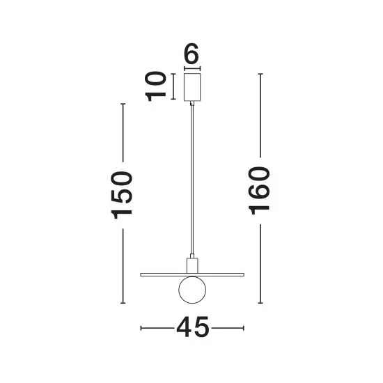 Rippvalgusti Vrahos 9540335 - Valgustus Luminance'ilt