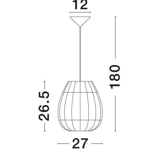 Rippvalgusti Marlo 9586500 - Valgustus Luminance'ilt