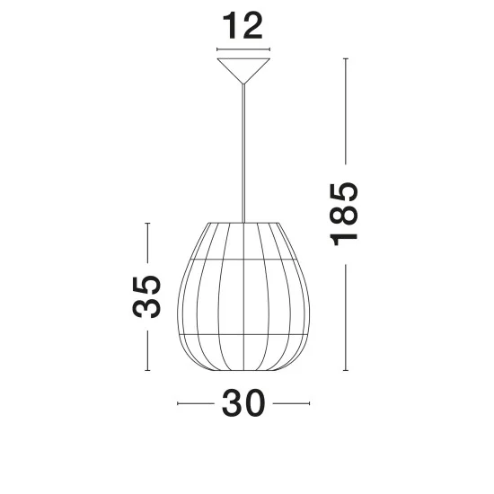 Rippvalgusti Marlo 9586501 - Valgustus Luminance'ilt