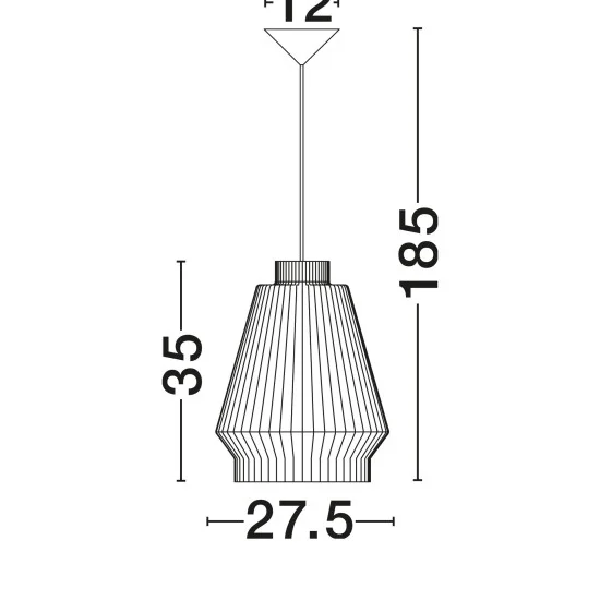 Rippvalgusti Bredo 9586510 - Valgustus Luminance'ilt