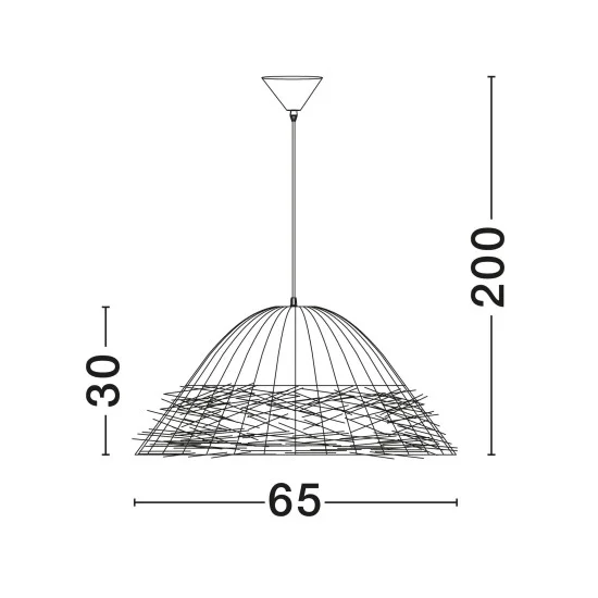 Rippvalgusti Natu 9586513 - Valgustus Luminance'ilt