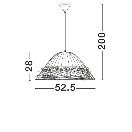 Rippvalgusti Natu 9586515 - Valgustus Luminance'ilt