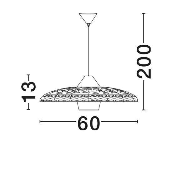Rippvalgusti Capa 9586520 - Valgustus Luminance'ilt