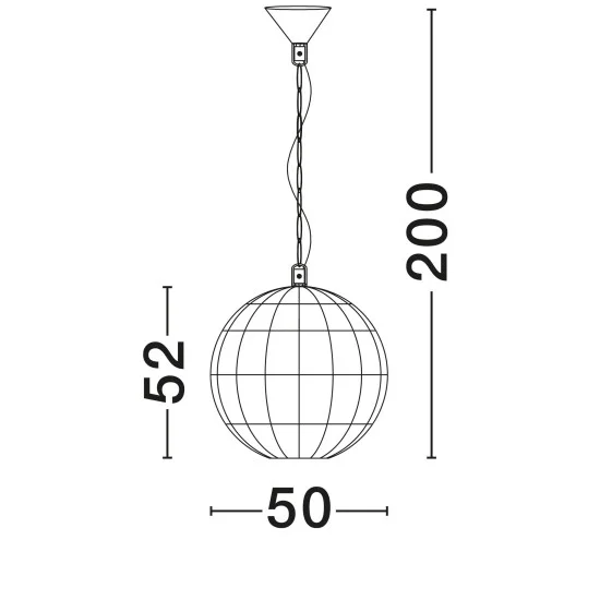 Rippvalgusti Bola 9586524 - Valgustus Luminance'ilt