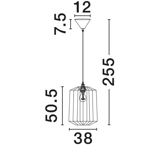 Rippvalgusti Dena 9586602 - Valgustus Luminance'ilt