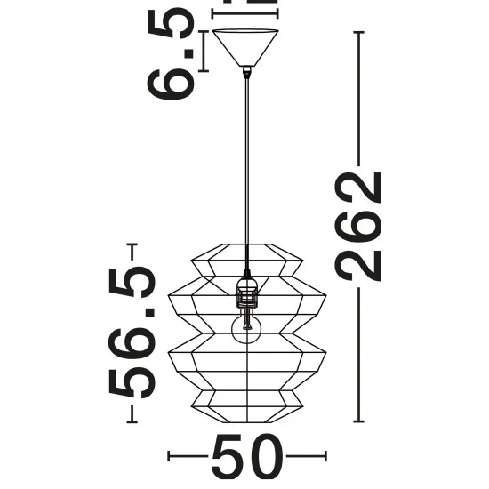 Rippvalgusti Nua 9586643 - Valgustus Luminance'ilt