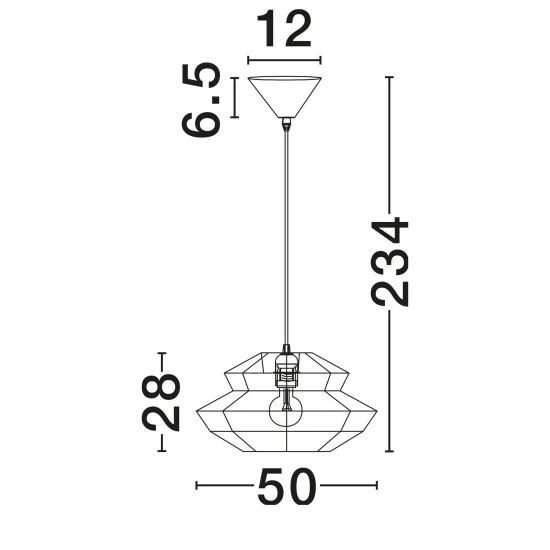 Rippvalgusti Nua 9586648 - Valgustus Luminance'ilt