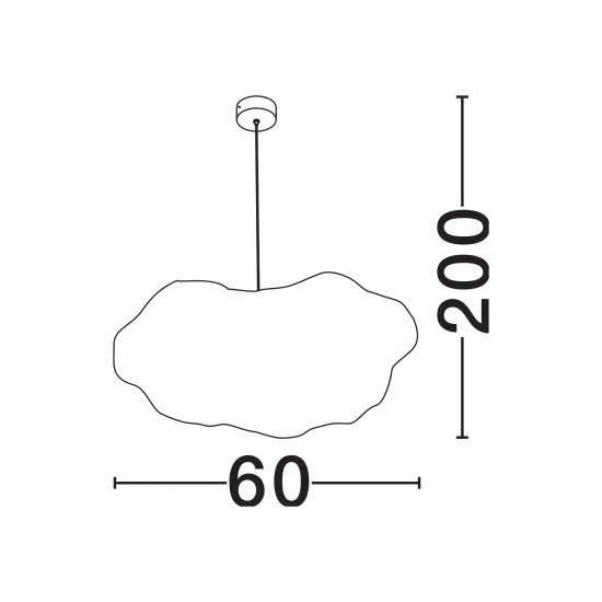 Rippvalgusti Cloud 9586675 - Valgustus Luminance'ilt