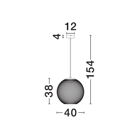 Rippvalgusti Kinetic 9620152 - Valgustus Luminance'ilt