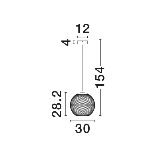 Rippvalgusti Kinetic 9620153 - Valgustus Luminance'ilt