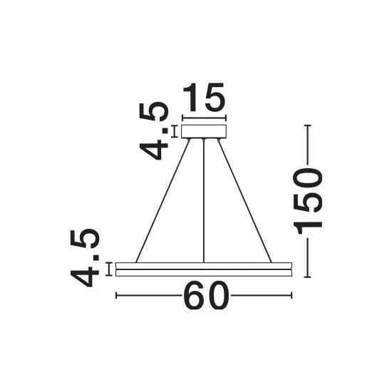 Rippvalgusti Cantria 9695238 - Valgustus Luminance'ilt