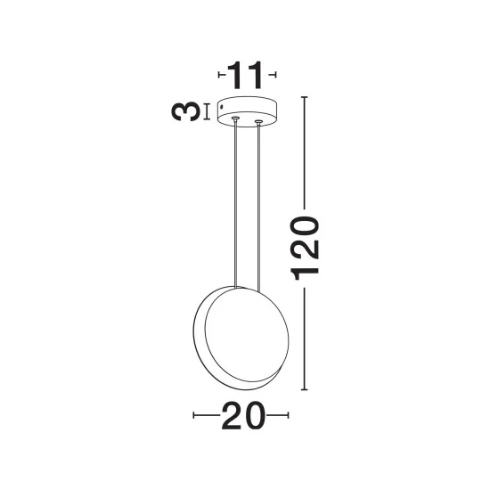 Rippvalgusti Shell 9695248 - Valgustus Luminance'ilt