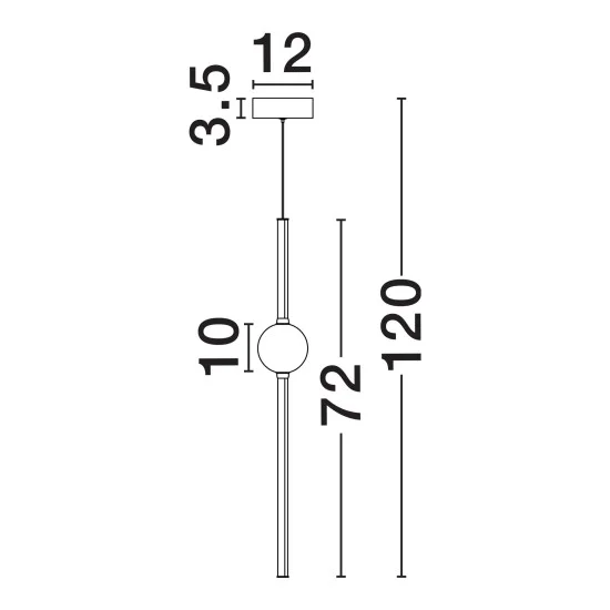Rippvalgusti Acrobat 9695256 - Valgustus Luminance'ilt