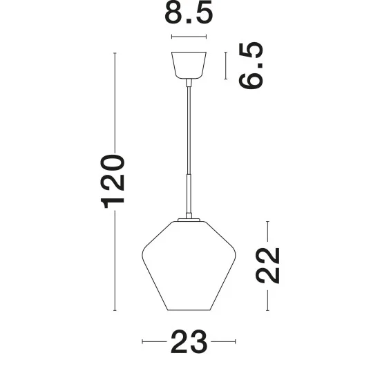 Rippvalgusti Veiro 9724102 - Valgustus Luminance'ilt