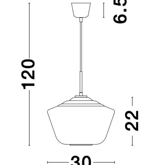 Rippvalgusti Veiro 9724141 - Valgustus Luminance'ilt