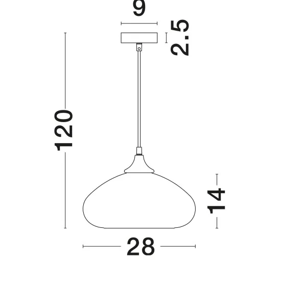 Rippvalgusti Savaz 9726482 - Valgustus Luminance'ilt