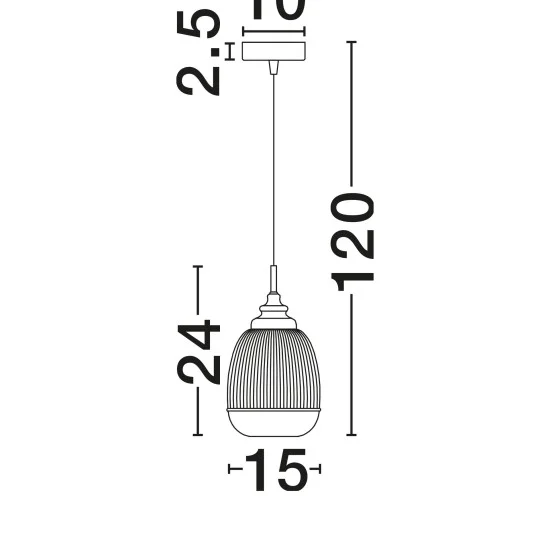 Rippvalgusti Mond 9738210 - Valgustus Luminance'ilt