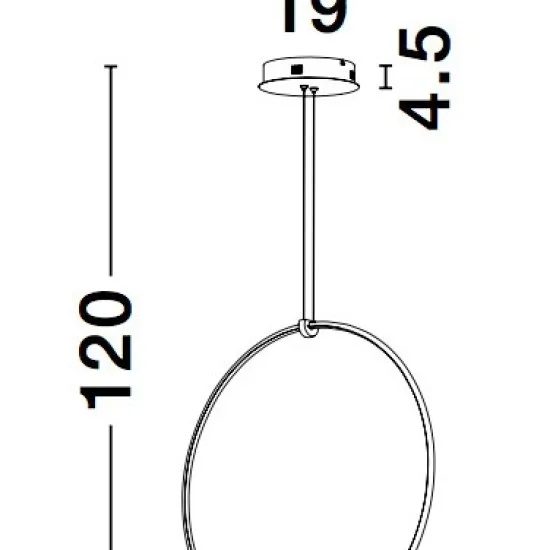 Rippvalgusti Ring 9820591 - Valgustus Luminance'ilt