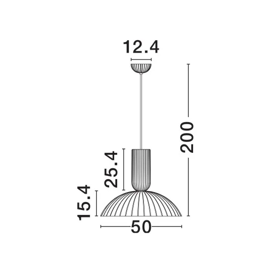 Rippvalgusti Ammos 9919113 - Valgustus Luminance'ilt