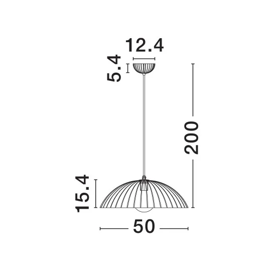 Rippvalgusti Ammos 9919115 - Valgustus Luminance'ilt