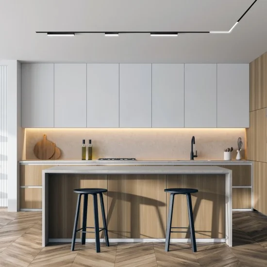 Corner SMART LINEAR track light - Lighting by Luminance
